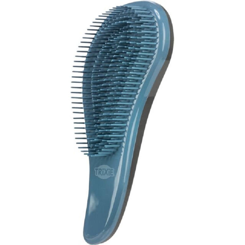 Brosse douce Trixie pour chien en plastique 19 cm avec poils souples pour démêler le pelage