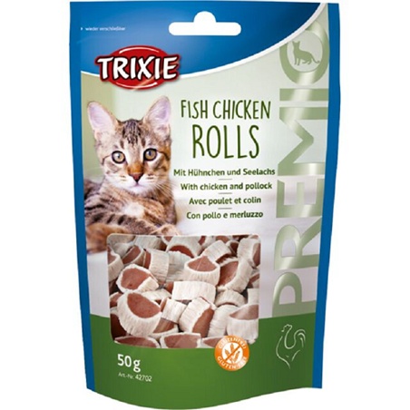 Trixie Premio Rolls Bocconcini di pollo e merluzzo - 50 g