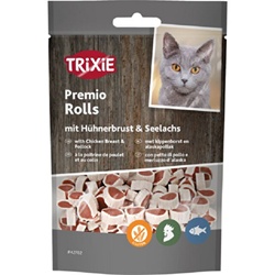 Trixie, Rollitos Premio con pechuga de pollo y bacalao