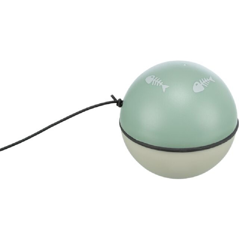 Jouet interactif autonome balle motorisée Turbinio Trixie avec souris  pour réveiller l'instinct de chasse du chat