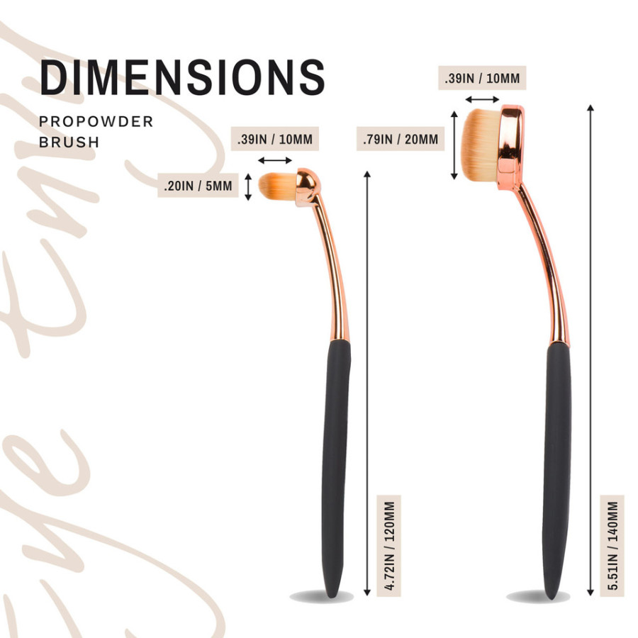 Pennello ProPowder Eye Envy | Applicatore per cipria per occhi