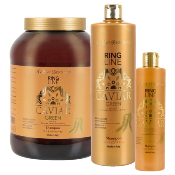Shampoing professionnel Green Caviar Iv San Bernard au caviar végétal sans SLS pour revitaliser le pelage des chiens et chats