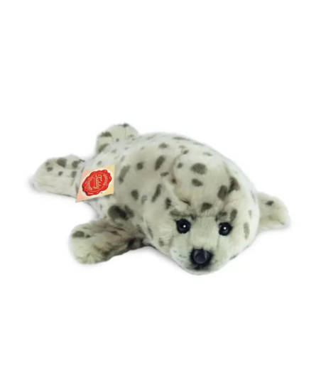 Peluche Bébé Phoque Gris Teddy Hermann Dès 6 mois - 32 cm