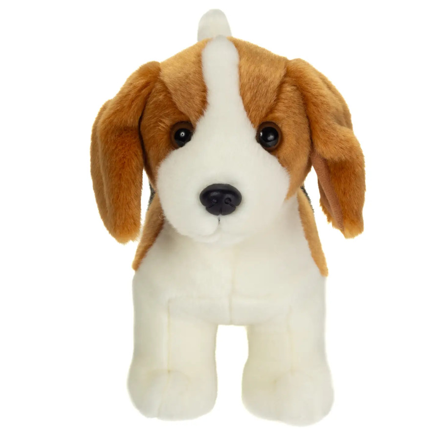Peluche de perro Beagle Teddy Hermann de 25 cm | Juguete suave y realista