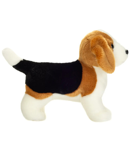 Teddy Hermann Beagle Plüschhund 25 cm | Realistisches Kuscheltier