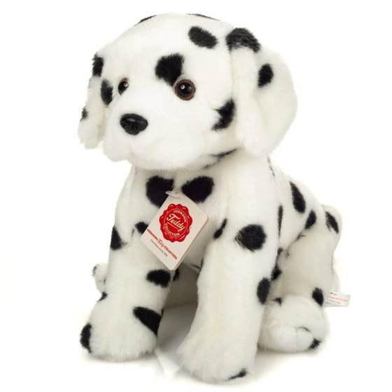 Peluche de perro dálmata Teddy Hermann de 27 cm | Juguete suave y realista
