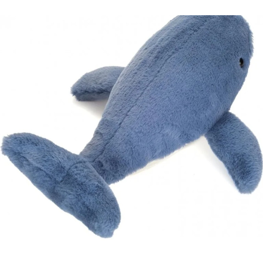 Peluche Teddy Hermann a forma di balena blu, 44 cm