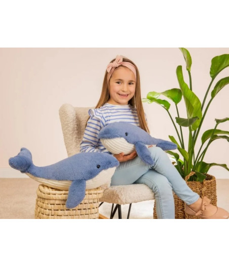 Peluche de ballena azul Teddy Hermann de 44 cm