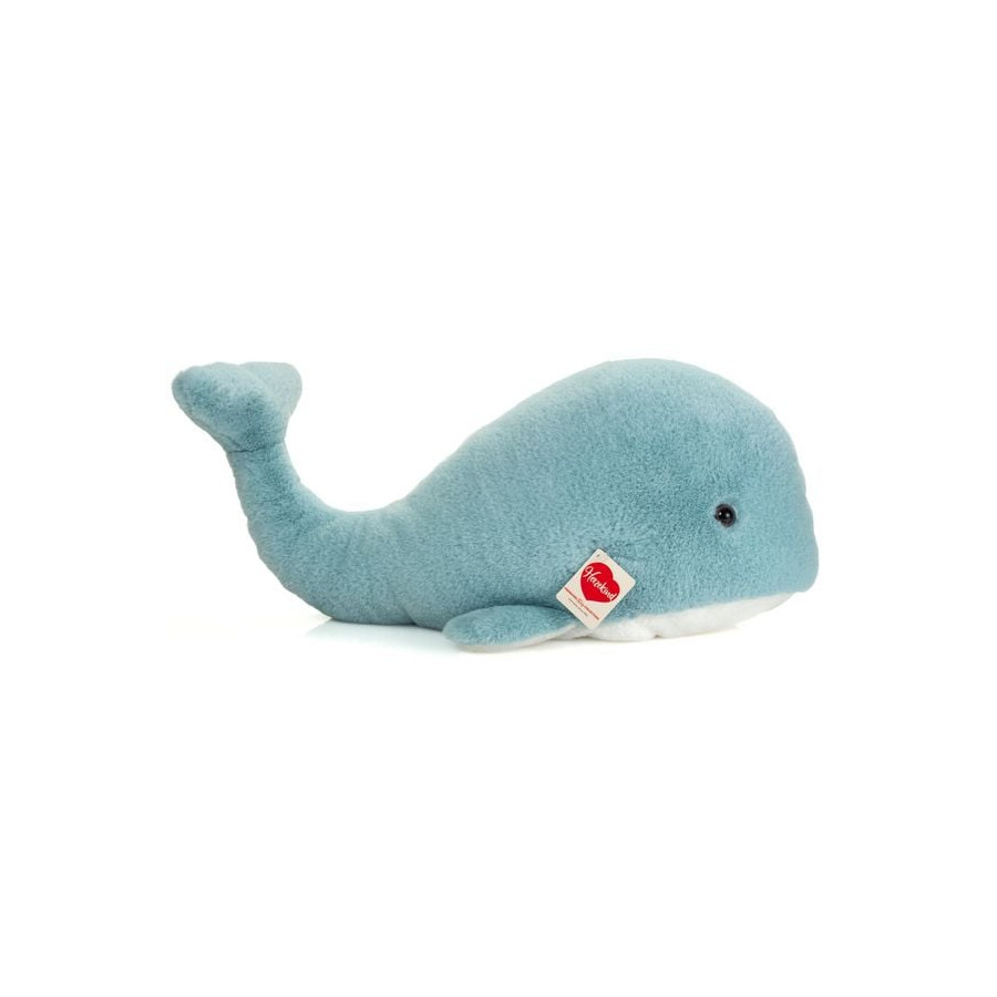 Peluche de ballena de Wanda Hermann, 42 cm | Juguete suave y ecológico