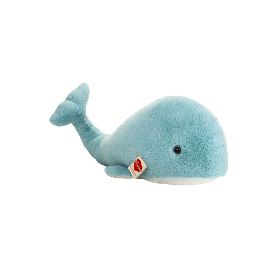 Peluche de ballena de Wanda Hermann, 42 cm | Juguete suave y ecológico