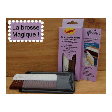 Spazzola magica tascabile per abiti
