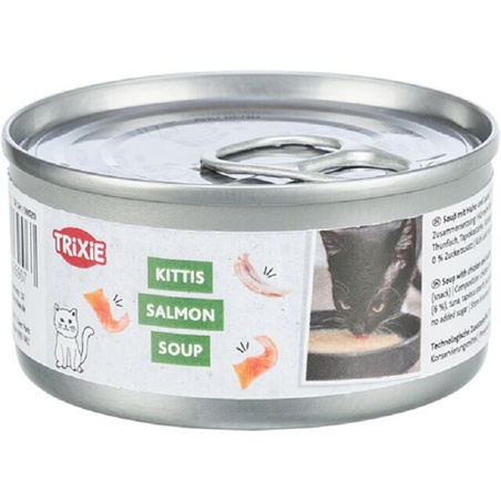 Trixie Chicken and Salmon Soup for Cats - 80g