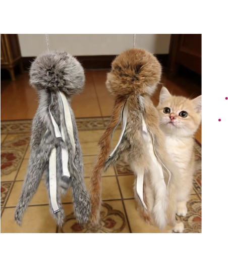 Plüschtier Oktopus, Kaninchen oder Katze | Angelruten-Nachfüllpackung
