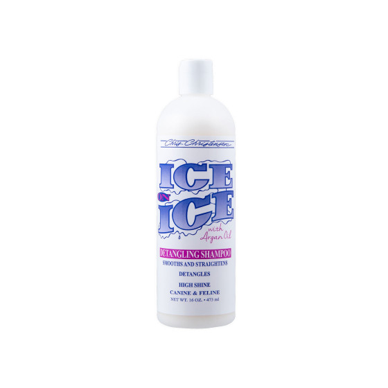 Shampooing démêlant réparateur Ice on Ice Chris Christensen à l'huile d'argan pour éliminer les nœuds et les frisottis
