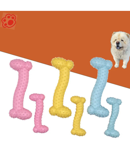 Juguete dental para perros de TPR | Puntas de limpieza, 2 tamaños