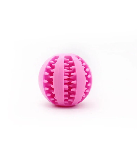 Balle interactive anti-ennui en TPR pour chien et chat diamètre 5 cm pour cacher des friandises et favoriser l'hygiène dentaire