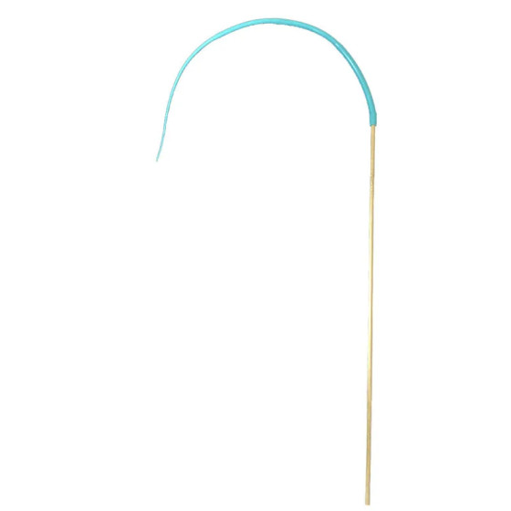 Giocattolo a forma di coda di gatto e topo | Legno e silicone, 78 cm