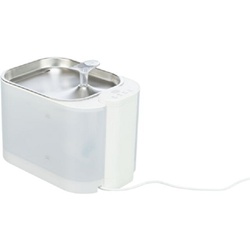 Fontaine à eau intelligente Aqua Square 2,5L avec gamelle en acier inoxydable, détecteur de mouvement et filtration UV