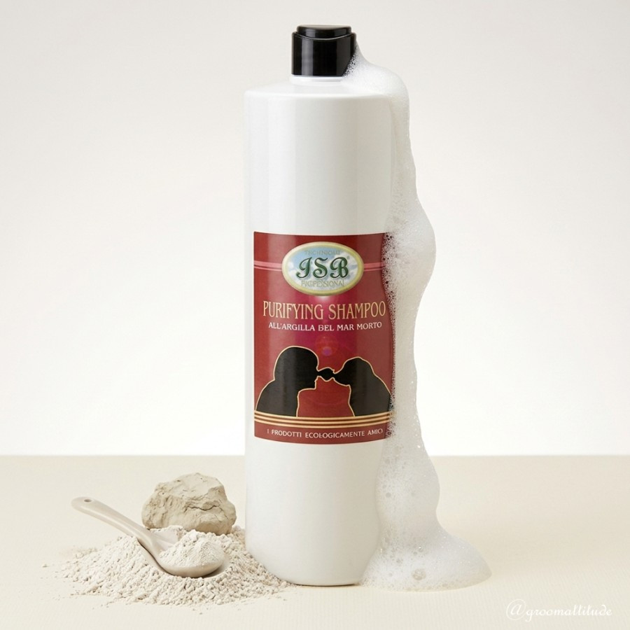 Shampoing purifiant IV San Bernard au Kaolin pour détoxifier la peau et éliminer le gras du pelage des chiens et chats