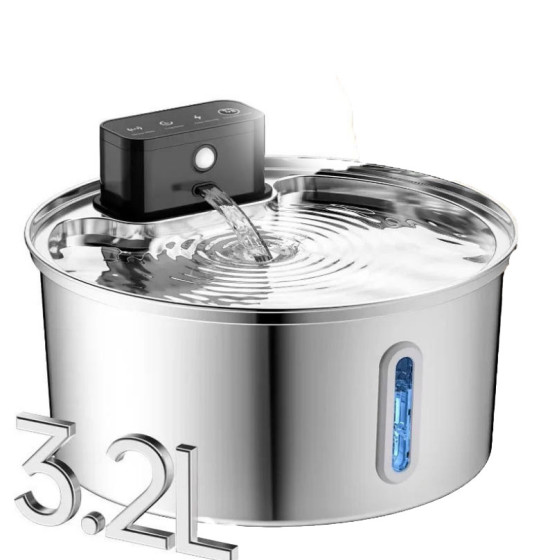 Distributore d'acqua wireless in acciaio inox con sensore - 3,2 L
