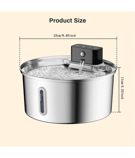 Cordless Stainless Steel Water Dispenser with Motion Sensor | 3.2 L