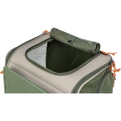 Trixie, Trixie Rocco erweiterbarer Hunde-Tragerucksack – Beige und Olivgrün