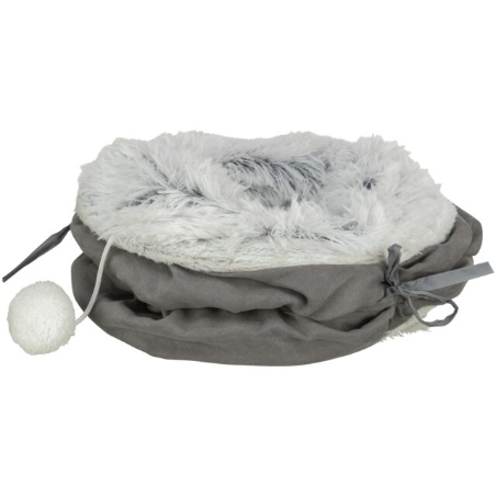 Trixie, Tunnel de jeu Harvey pour chat Trixie gris - ø 27 x 116 cm