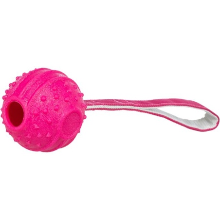 Trixie, Trixie Soft & Strong TPR Hundeball mit Gurt