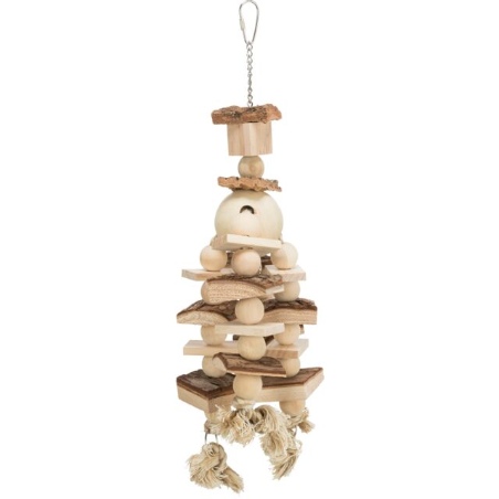 Trixie, Jouet en bois pour perruches et calopsittes 35 cm - Trixie