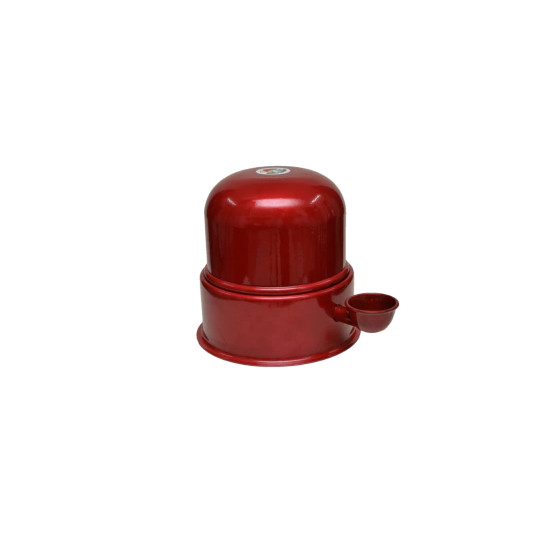 Distributeur d'eau en aluminium Vida Mansa 3L pour chien et chat, pour protéger la collerette et les poils longs