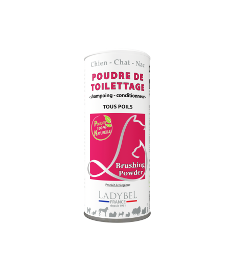 Trockenshampoo-Bürstenpuder für Katzen | Ladybel