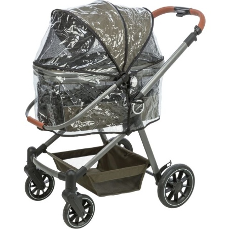 Trixie, Cochecito plegable 2 en 1 Trixie para perros y gatos de hasta 22 kg - Ref. 28963