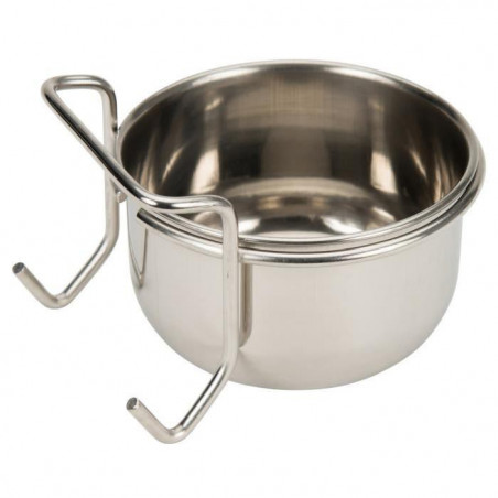 Gamelle en inox 125 ml  pour cage