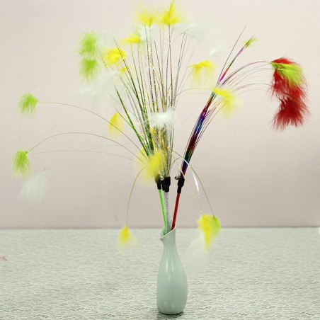 Plumeau pour chat bouquet de plumes