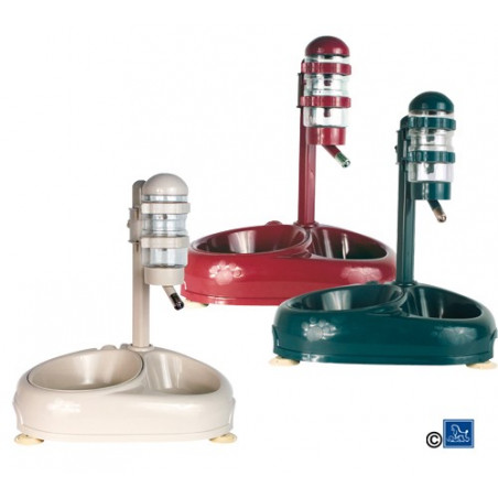 Gamelle / Distributeur d'eau double bol