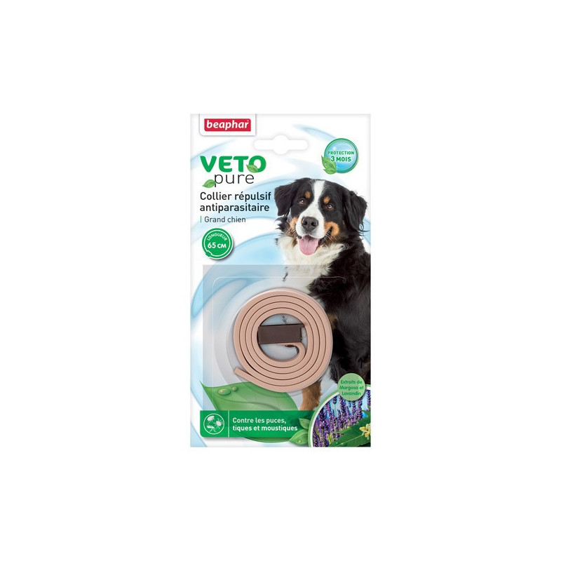 Collier répulsif antiparasitaire grand chien Beaphar Collier répulsif antiparasitaire grand chien Beaphar
