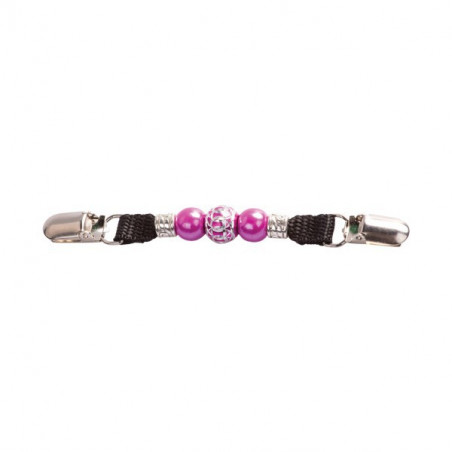 15x5 perlenbesetzter Latzclip