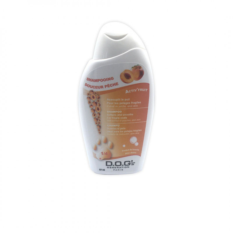 Shampooing Douceur Pêche Dog Generation Shampooing Douceur Pêche Dog Generation