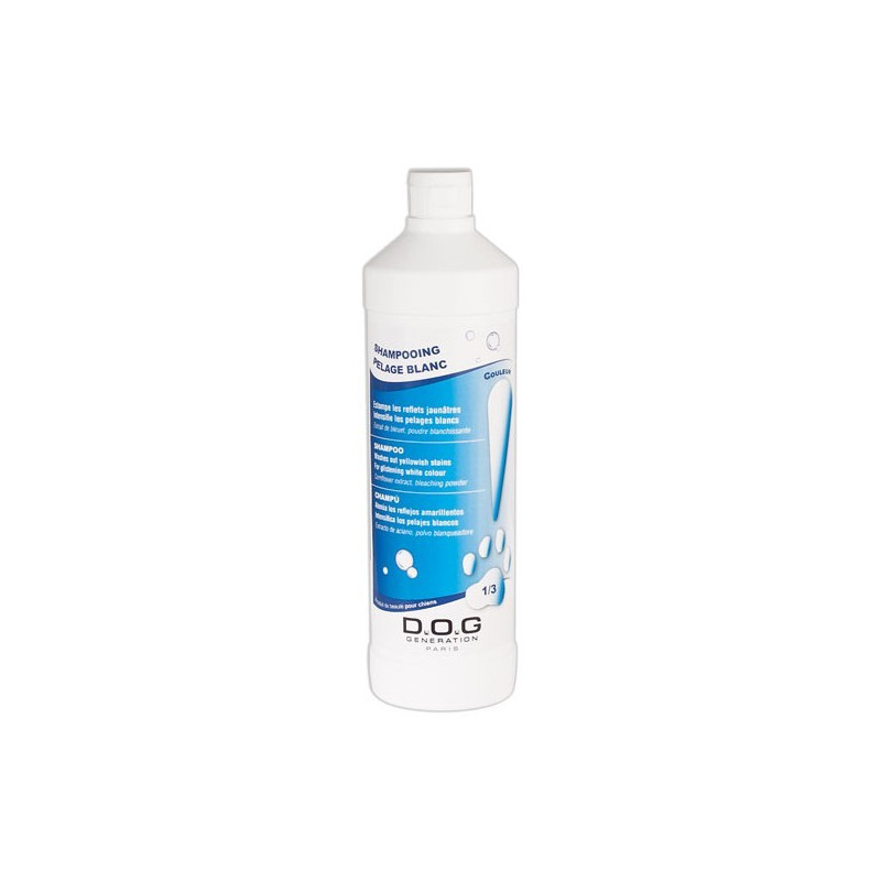 Shampoo per camice bianco della generazione del cane Shampoo per camice bianco della generazione del cane