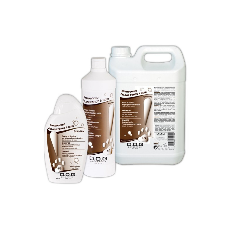 Shampoo per pelo da scuro a nero della generazione del cane Shampoo per pelo da scuro a nero della generazione del cane