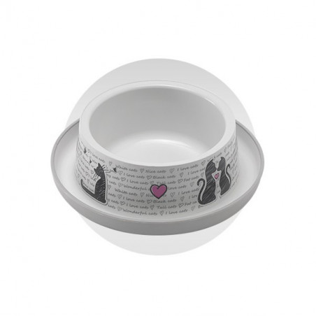 Cats In Love Cat Bowl