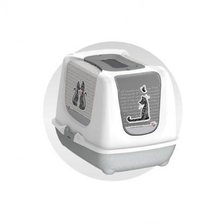 Gatti innamorati della toilette