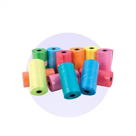 Set mit 12 mehrfarbigen Dropping Rolls