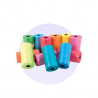 Set of 12 Multicolored Dropping Rolls