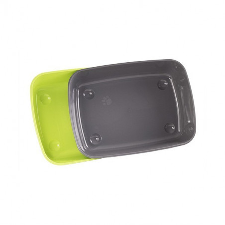 Rimless litter tray