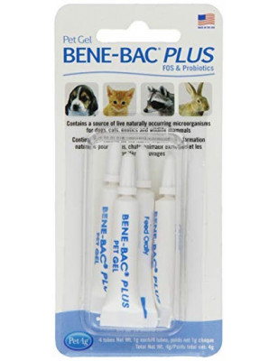 PetAg, Benebac Gel Pack, 4 x 1 g