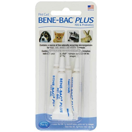 PetAg, paquete de gel Benebac, 4 x 1 g