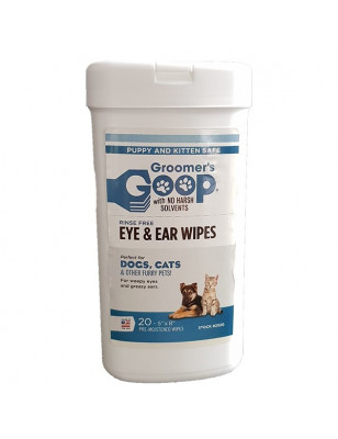 Augen- und Ohrentücher für Welpen und Kätzchen, Groomer's Goop, 20 Stk