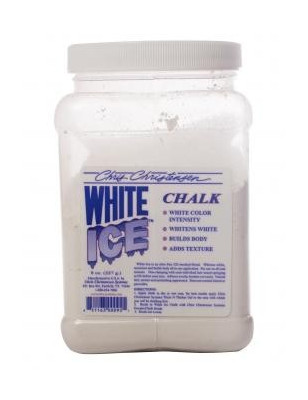 Craie de toilettage blanche White Ice Chalk Chris Christensen pour blanchir texturiser et donner du volume au pelage du chien
