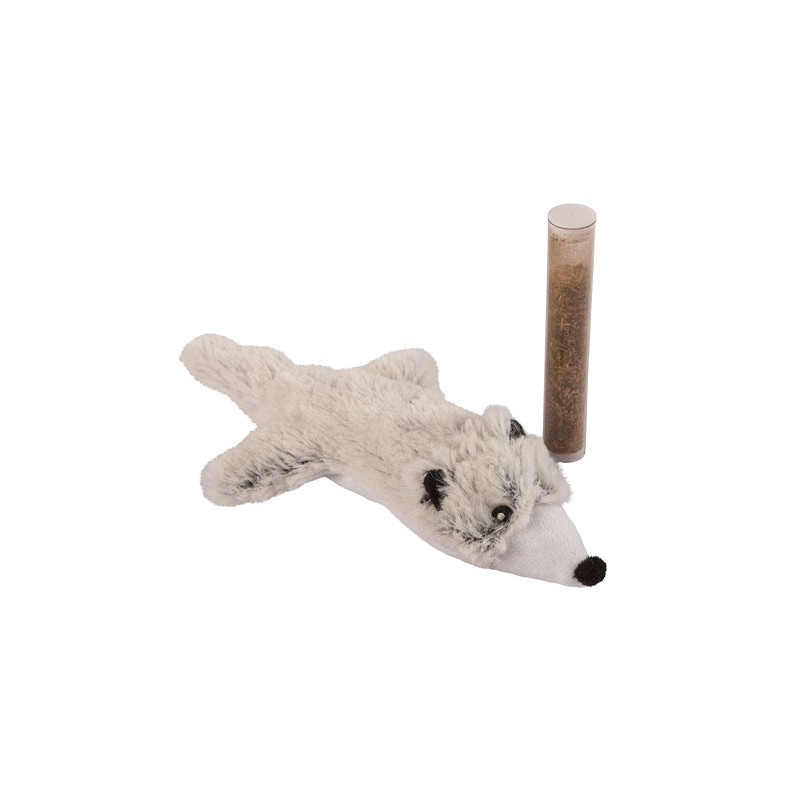 Kerbl, Ermine plush toy with catnip tank